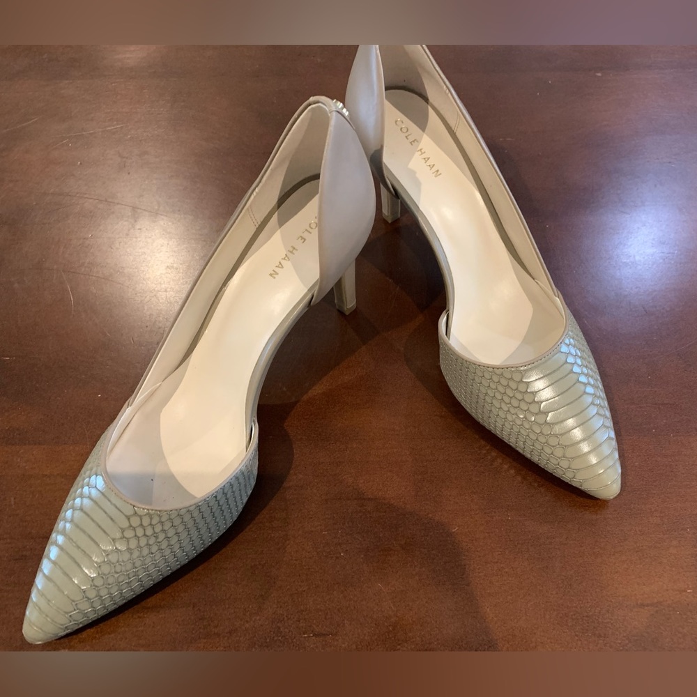 NWOT Cole Haan dress shoes with 3.25 inch heels.  Size 8 1/2 B